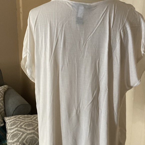 INC ladies white top, XL - Picture 2 of 3